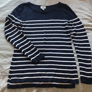 Navy blue striped sweater!